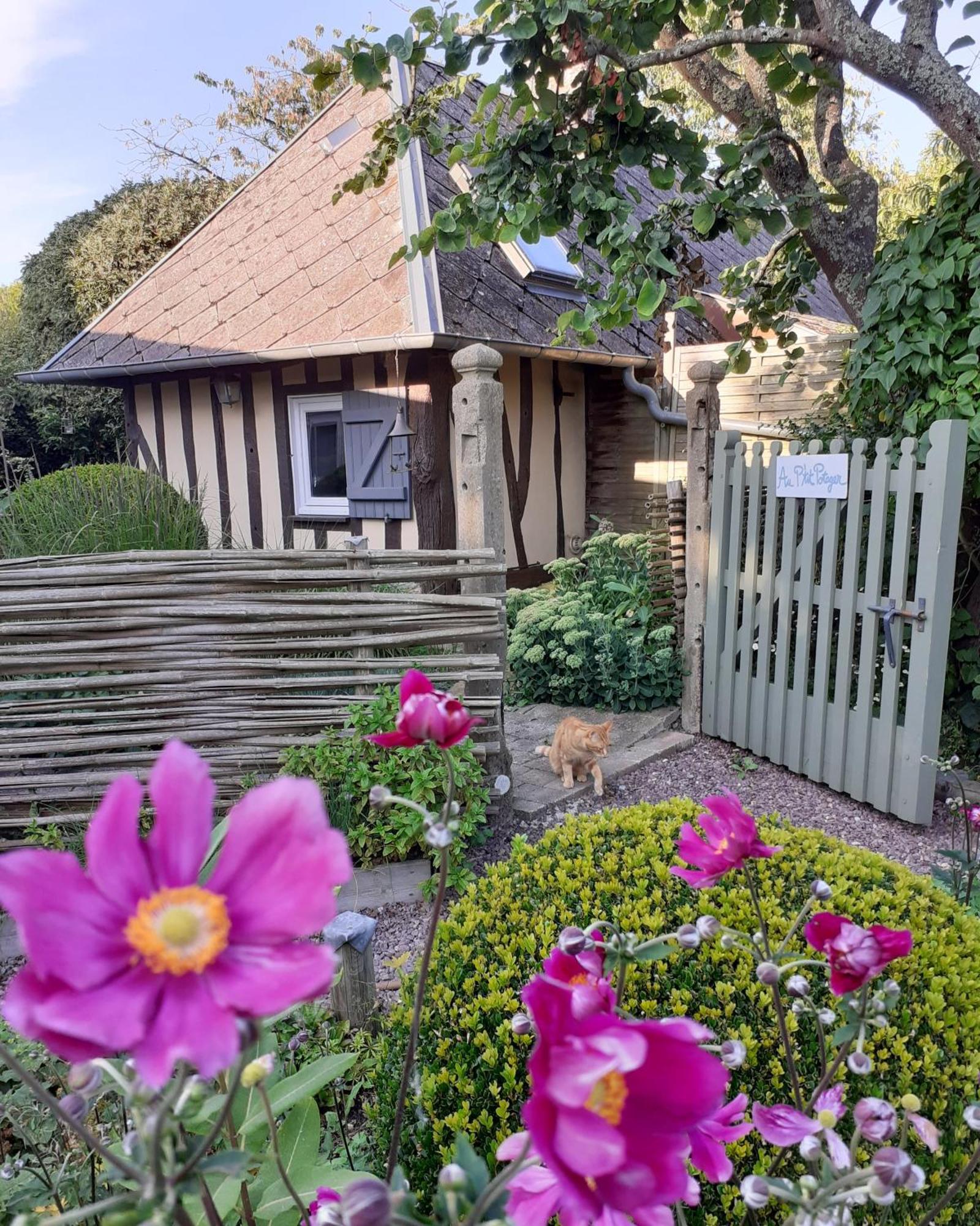 Au P'Tit Jardin Hotel Saint-Sylvestre-de-Cormeilles Bagian luar foto